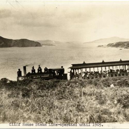 Cliff House Steam Line-operated until 1905