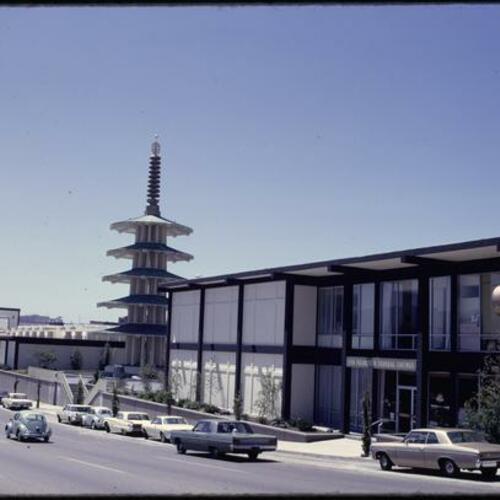 Japanese Cultural and Trade Center along Geary Boulevard