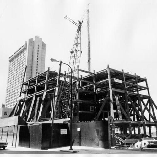 [Transamerica Building under construction]