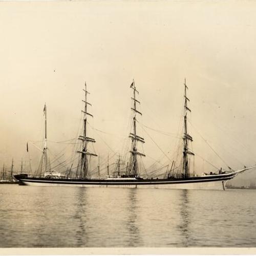 [Sailing ship "Milton Stuart"]