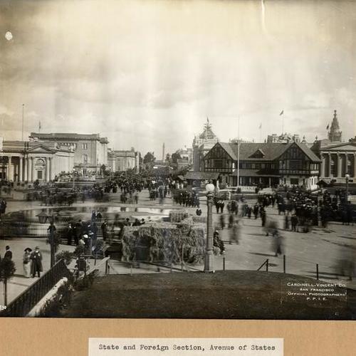 [Avenue of States at the Panama-Pacific International Exposition]