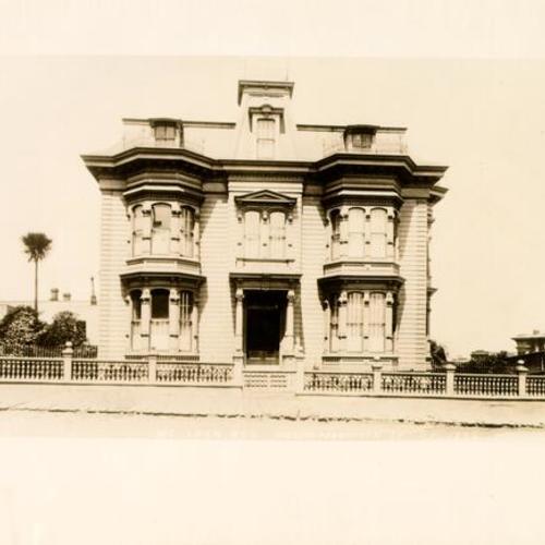 [McLane residence located at Harrison and First]