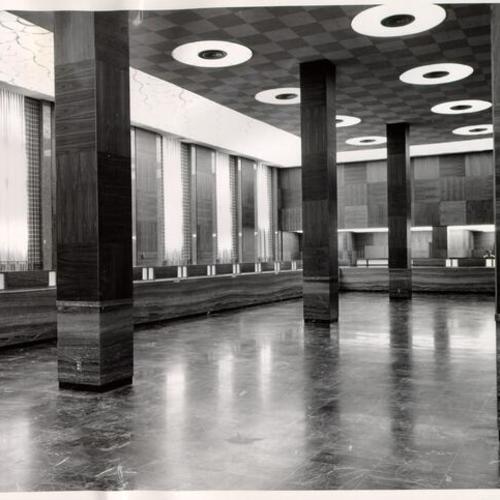 [Interior of First Western bank]