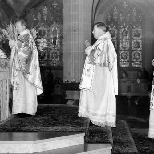 [Silver Jubilee for Rev. W.T. Lewis and Rev. A.S. Chamberlain at St. Dominic's Church]