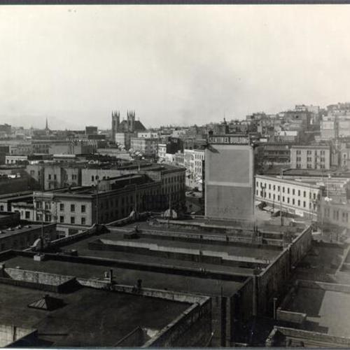 [View of San Francisco, looking northwest from the Hall of Justice]