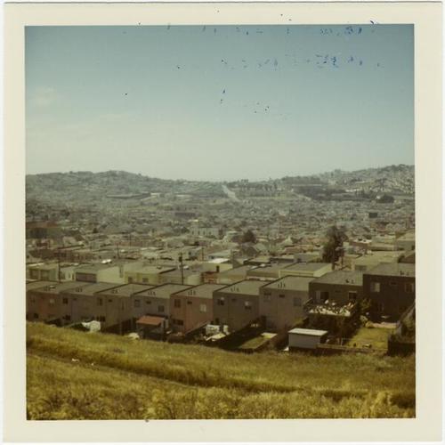 [View of the Excelsior District from McLaren Park]