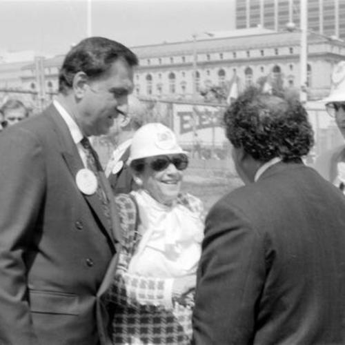 [Art Agnos at groundbreaking of the New Main Library]