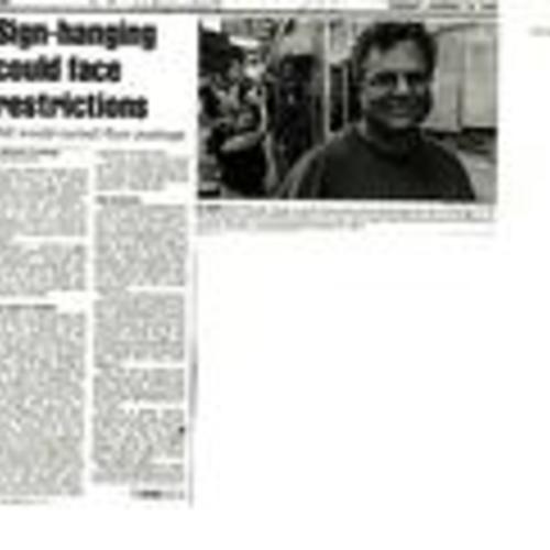Sign-Hanging Could Face..., SF Independent, January 19 1999, 1 of 2