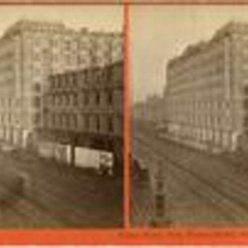 [Palace hotel, from Market Street, view east.]