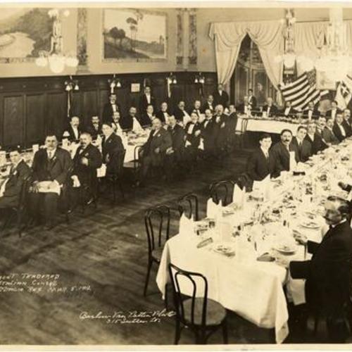 [Banquet held for the Italian Consel at Fior D'Italia Restaurant]