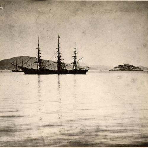 Warship Alcatraz. 1866