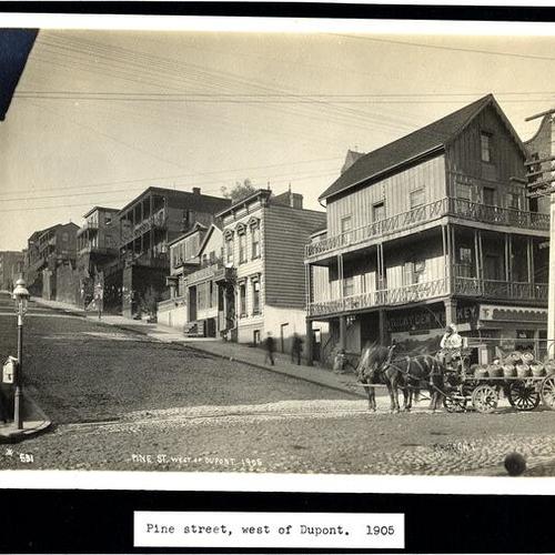 Pine Street, west of Dupont. 1905