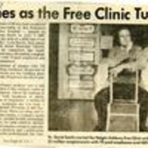 Sober Times as the Free Clinic Turns 20, San Francisco Chronicle, June 3 1987, 1 of 2