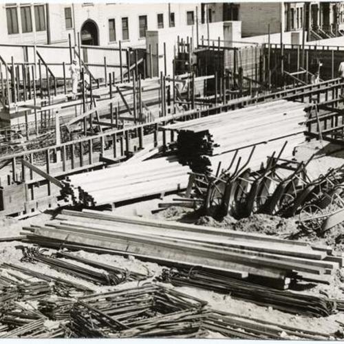 [Construction of annex to San Francisco State Teacher's College]