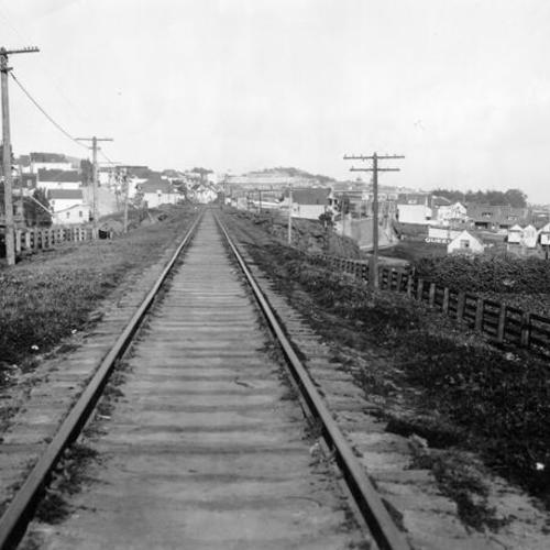 [Southern Pacific east from San Jose Avenue and Monterey Boulevard]