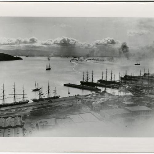 [View of San Francisco waterfront from Telegraph Hill]