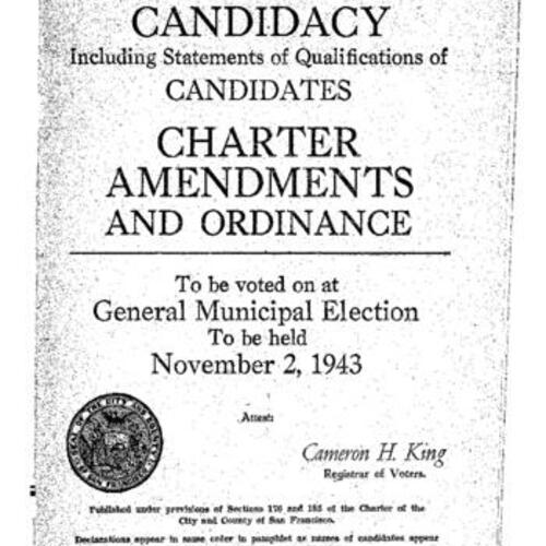 1943-11-02, San Francisco Voter Information Pamphlet
