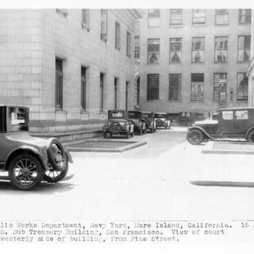 [Court on west side of United States Treasury Building]
