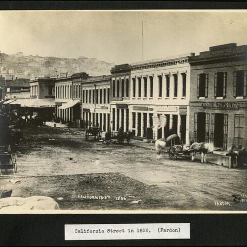 California Street in 1856