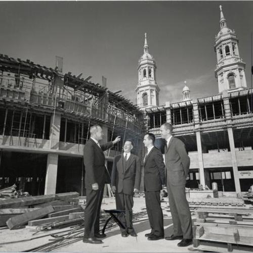 [Construction of law school building at the University of San Francisco]