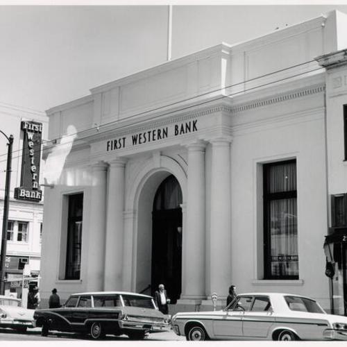 [First Western bank, 21st and Mission street]