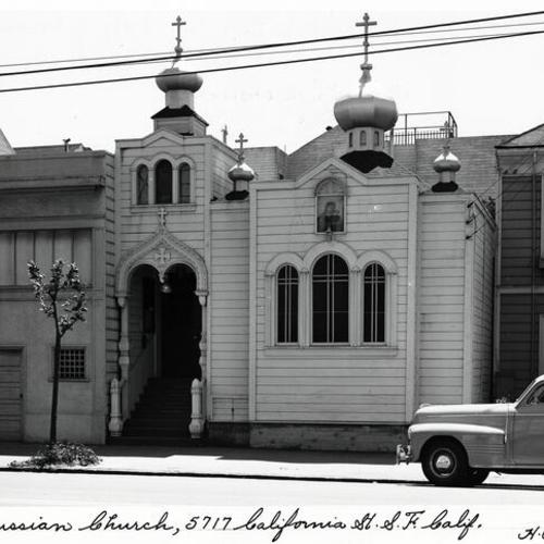 [Our Lady of Kazan, Russian Church, located at 5717 California Street]