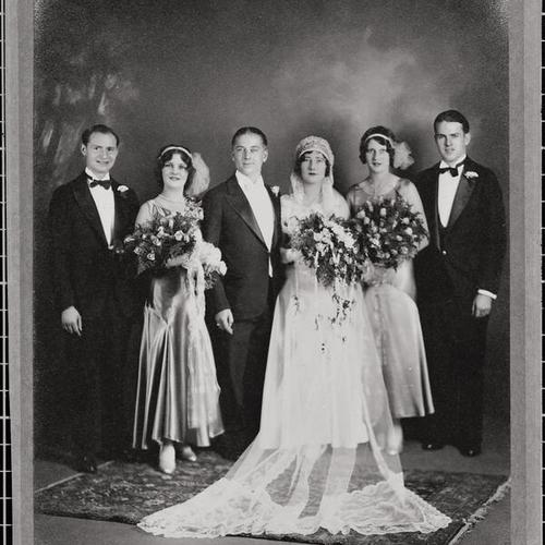 [Linda's grandparents wedding photo in 1930]