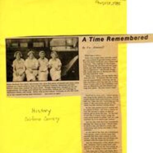 A Time Remembered, Potrero View, Aug. 1985