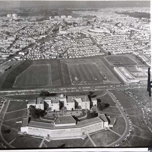 [Aerial view of City College of San Francisco]