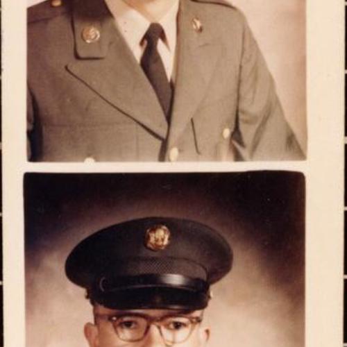 [Henry "Hank" in his U.S. Army uniform after graduating from Lincoln High School]
