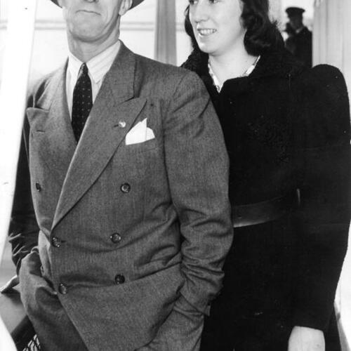[Harry Bridges and his daughter Betty Jacqueline Bridges]