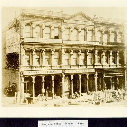 319 to 321 Market Street. 1880