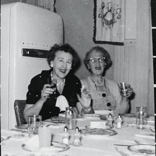 [Portrait of both Carol's grandmothers]