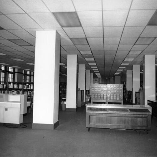 [Library at Mission High School]