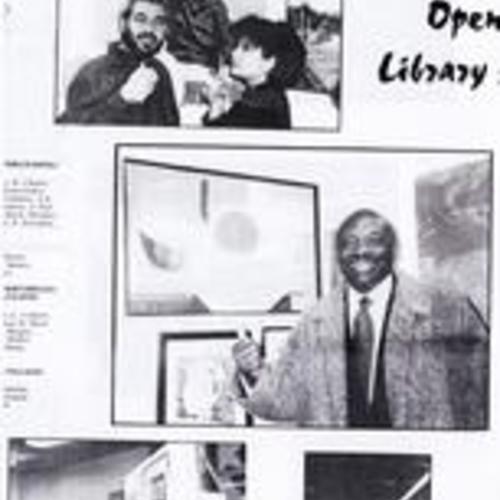 "Hillers in the Opening of Library Artist Show." 1 of 5, Potrero View, May 1999