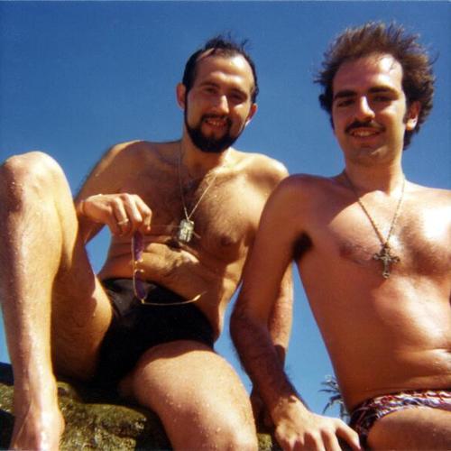 [Richard (right) and Ralph (left) at Lands End]
