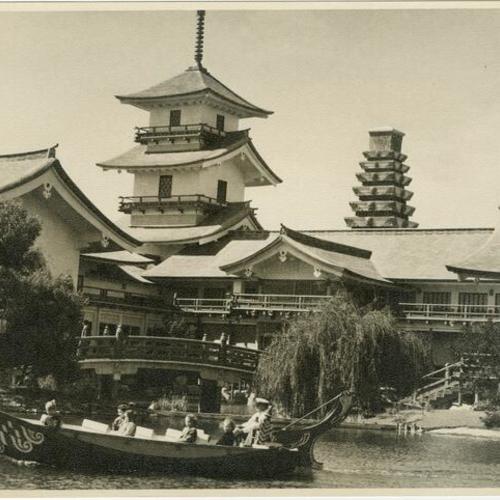 [Japanese Pavilion and lagoon at Golden Gate International Exposition on Treasure Island]