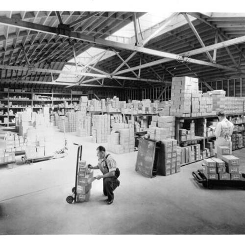 [Thomas and Betts Company warehouse]