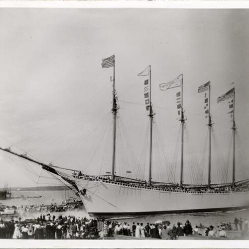 [Five masted schooner "Elizabeth Palmer"]