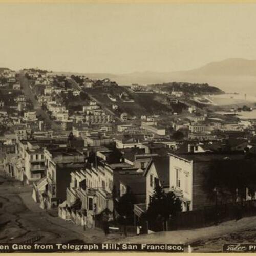 B 202. Golden Gate from Telegraph Hill, San Francisco