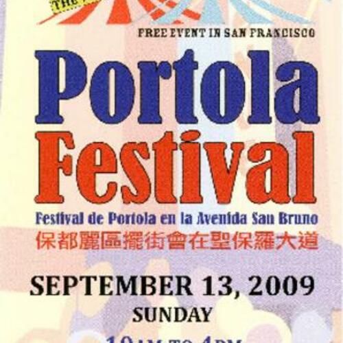 7th Annual Portola Festival Postcard