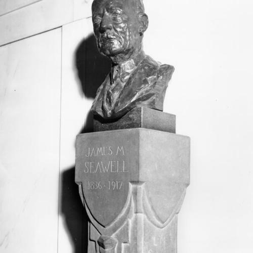 [Bust of James M. Seawell, City Hall]