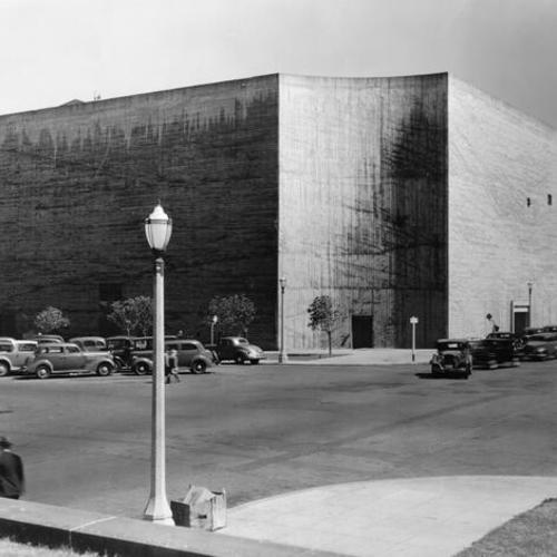 [Rear view of  the Orpheum Theater building]