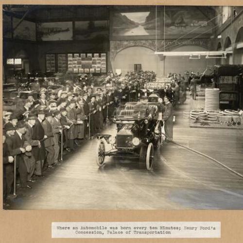 Where an Automobile was born every ten minutes; Henry Ford's Concession, Palace of Transportation