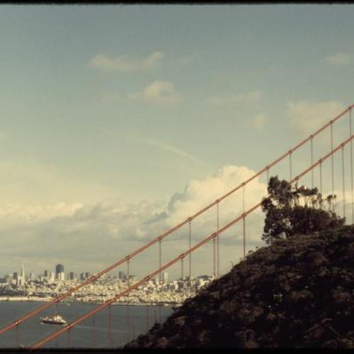 Golden Gate Bridge and San Francisco skyline
