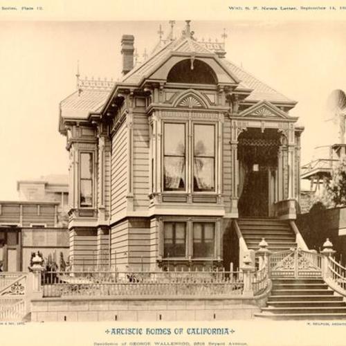ARTISTIC HOMES OF CALIFORNIA - Residence of GEORGE WALLENROD, 2618 Bryant Avenue