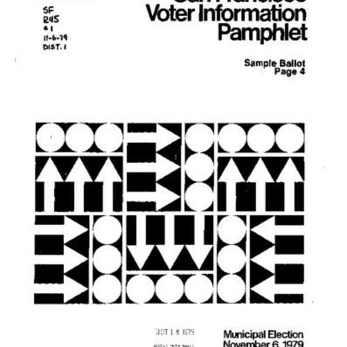 1979-11-06, San Francisco Voter Information Pamphlet