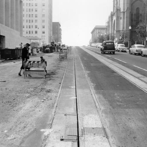 [California Street, view West at Taylor]