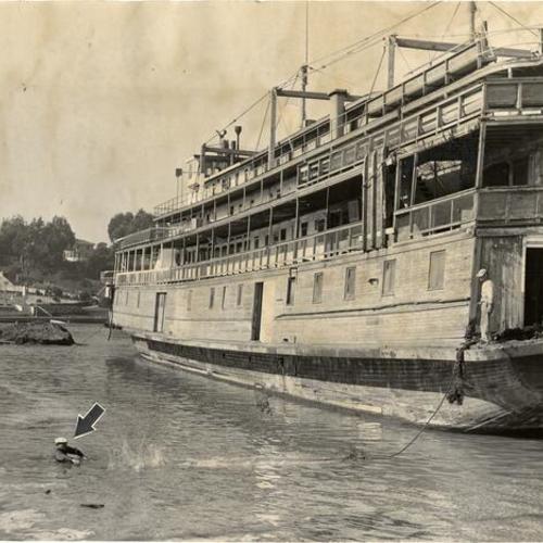 [Riverboat "Fort Sutter" at Aquatic Park]