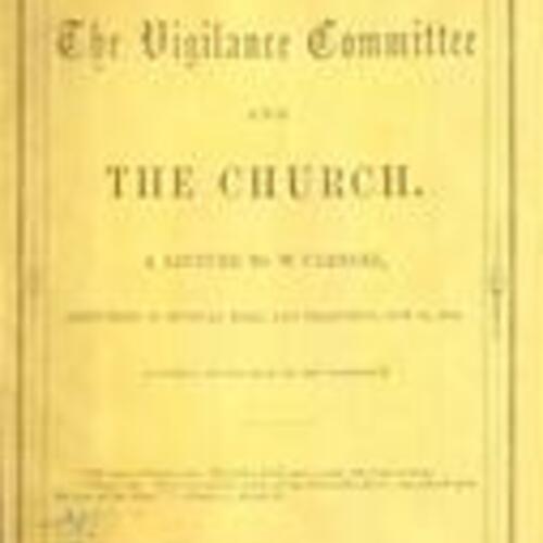 Dr. Scott, the Vigilance Committee and the church